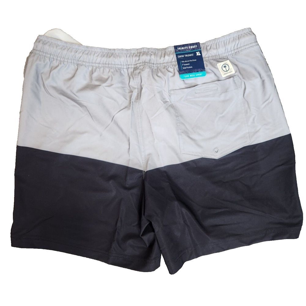 NEW Swim Trunks Mens XL Trinity Coast Beach Mesh Shorts Lined Quick-Dry Tropical